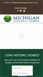 Mobile Screenshot of michiganhistorichomesforsale.com